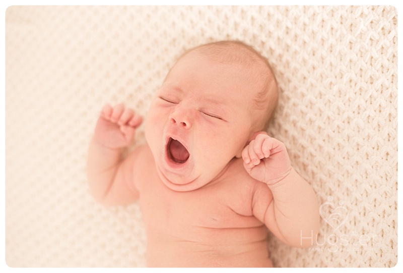Yawning Little Boy