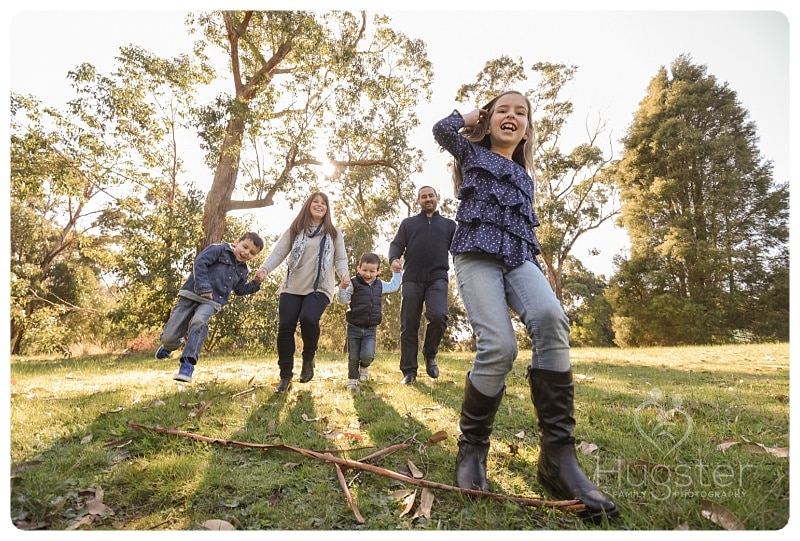 The Whole Family in Autumn