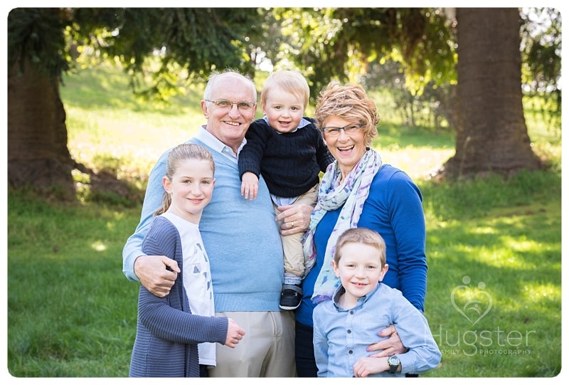 Grandma and Grandpa with grankids