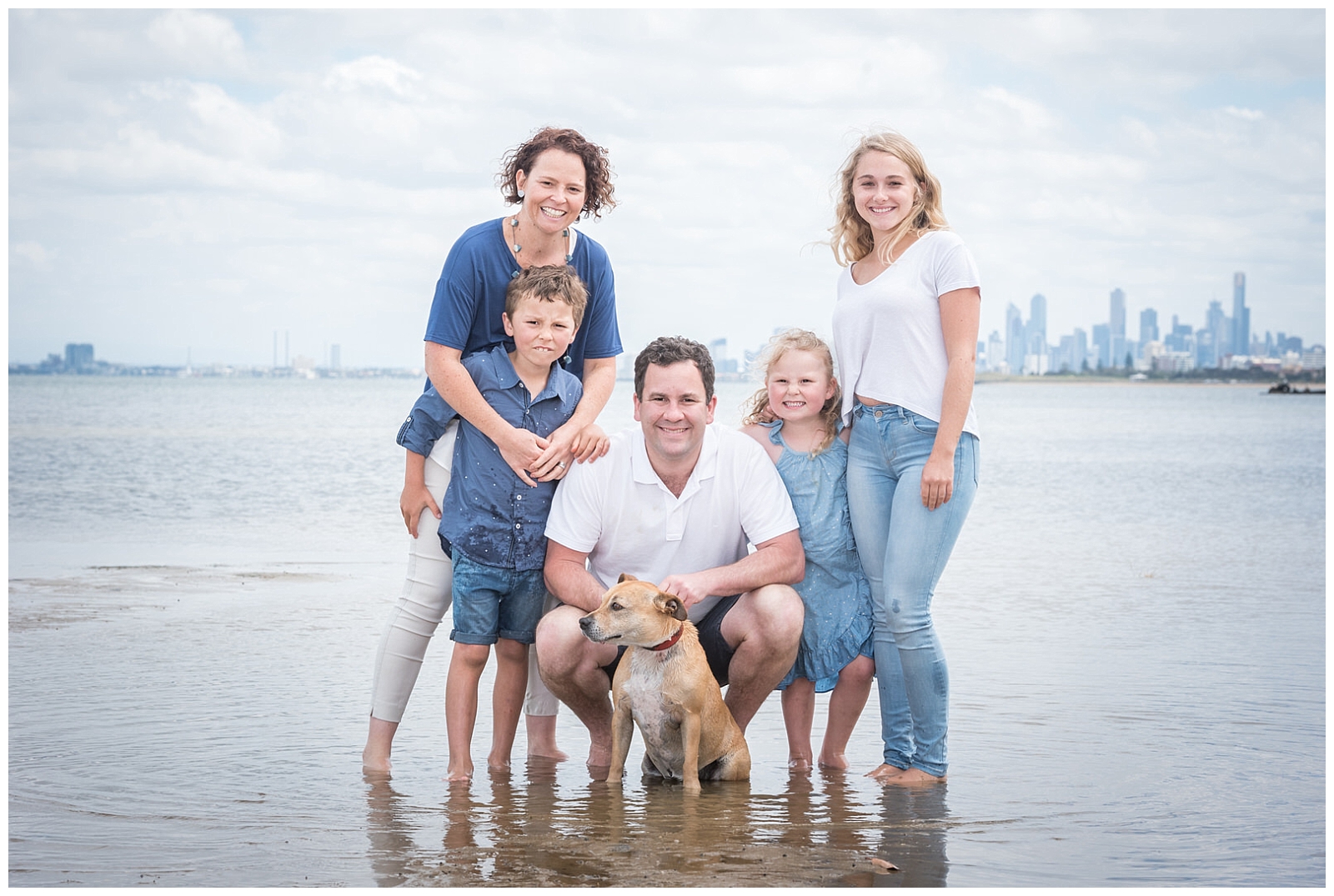 Family portrait sessions at the beach