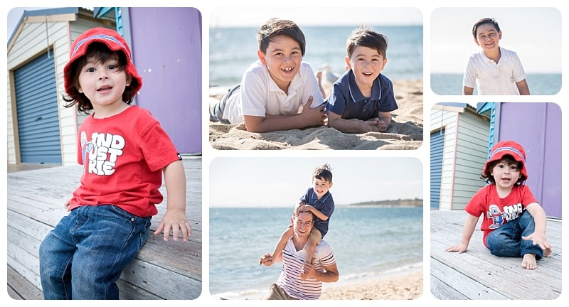 Boys at the beach