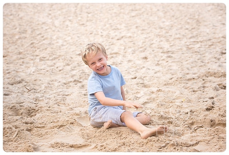 Little boy at the beach