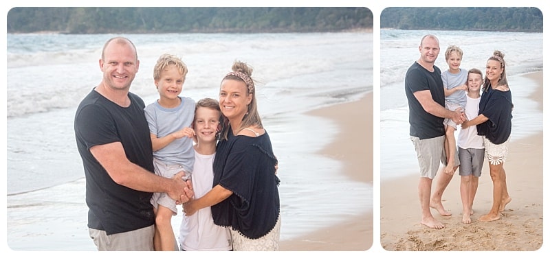 Family photography at the beach